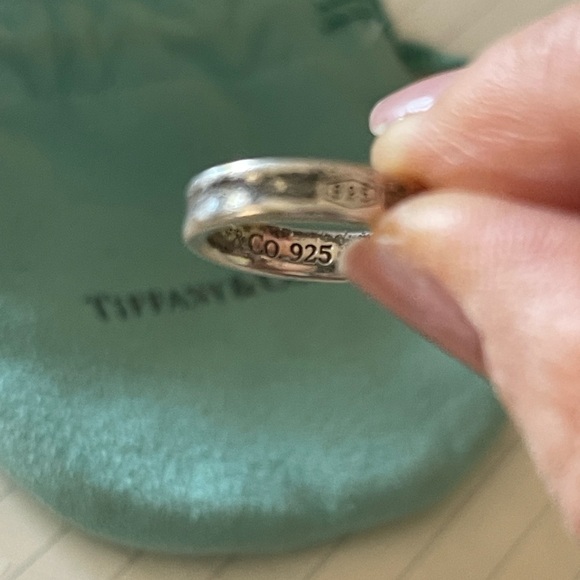 Tiffany & Co. 1837 Ring Sterling Silver 925 Size 4.75 - Picture 7 of 11